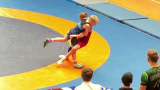 Wrestling  Ringen LM SA 2024 in Halle Freestyle Jugend D U10 38 kg Gebauer  Güttler [upl. by Ydnolem]