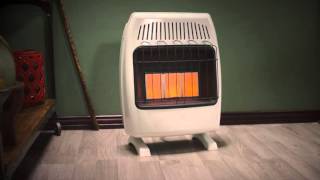 DynaGlo 18000 BTU Infrared Vent Free Wall Heater [upl. by Dail353]