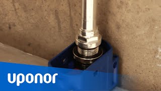 Uponor QampE Radiator Connections [upl. by Anaugal]