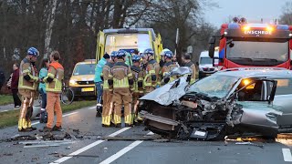 Ernstig ongeval tussen Oldenzaal en Hengelo [upl. by Lenoel]