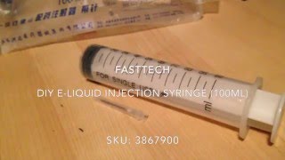 DIY ELiquid Injection Syringe 100ml [upl. by Brita25]