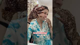 Ek Reason se Mehndi laga k dho li karwachauth 😳 [upl. by Keheley964]