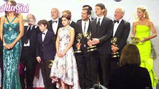 Modern Family Backstage Emmy Speech Outstanding Comedy Series 2012 [upl. by Adrianna636]