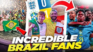 UNBELIEVABLE Brazil Fans GO WILD as England Produce a DISGRACEFUL Performance [upl. by Dyl]