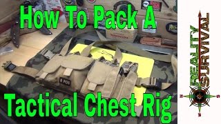 How To Pack A Tactical Chest Rig [upl. by Hewe]