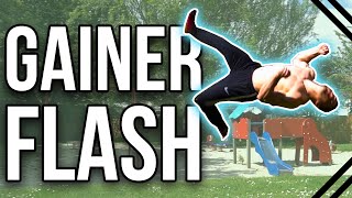 How to Gainer Flash Cheat Gainer  Tricking amp Freerunning Tutorial [upl. by Attlee]