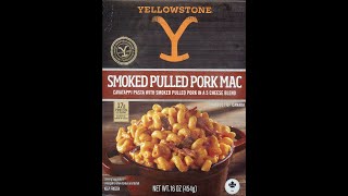 First Time Trying Yellowstone Smoked Pulled Pork Mac [upl. by Ahsaelat57]