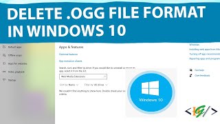 How to Delete OGG File in Windows 10  Fix OGG Files Not Deleting amp Crashing Explorer [upl. by Sheelah]