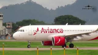 Hermoso despegue de A320 Neo de Avianca en Palmerola Honduras [upl. by Lothaire792]