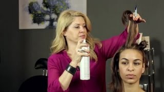 Hairspray to Thicken Hair Strands  Hair Styling Tips [upl. by Grier]