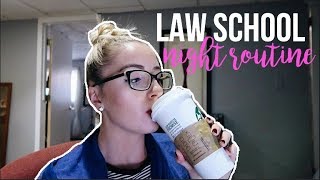 LAW SCHOOL NIGHT ROUTINE [upl. by Oech]