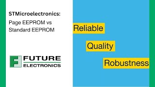 Page EEPROM vs Standard EEPROM with STMicroelectronics [upl. by Nnaylrebmik]