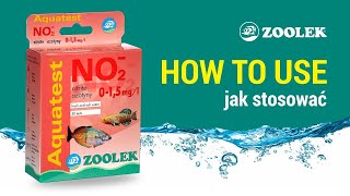 ZOOLEK Aquatest NO2  instrukcja [upl. by Inna]