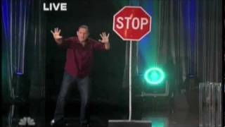 Guy Bavli  Metal Bending  Bending Stop Sign  phenomenon NBC [upl. by Chucho178]