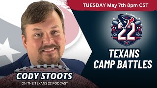 Texans Camp Battles with Cody Stoots [upl. by Gascony]