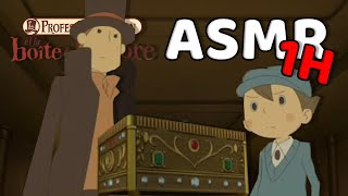 ASMR 1H  Ces énigmes de Professeur Layton vont vous endormir Chuchotements Bruits de Bouche 5 [upl. by Arvy]