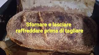 Pane fatto in casa con Lievito Madre solido  Idratazione 70  Bimby  hd [upl. by Mello]