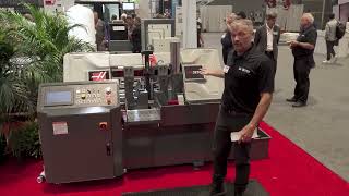 IMTS 2024  The New Haas Bandsaw at the Haas booth  Haas Automation Inc [upl. by Eikciv522]