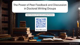 Learning together through collaborative writing in doctoral writing groups  research podcast [upl. by Drannel439]