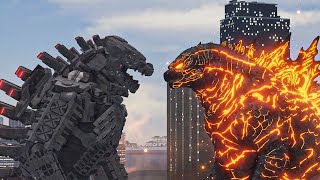 New THERMO NUCLEAR GODZILLA vs MECHAGODZILLA  Roblox Kaiju Arisen [upl. by Kellen133]