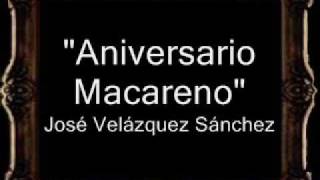 Aniversario Macareno  José Velázquez Sánchez BM [upl. by Atniuq]