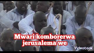 MWARI KOMBOREERA JERUSALEMA WE [upl. by Ttehc]