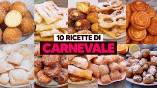 10 dolci di Carnevale facili e super golosi ricette classiche e idee originali da non perdere [upl. by Nalac678]