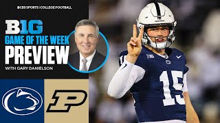 Gary Danielson previews No 4 Penn State at Purdue  Big Ten on CBS [upl. by Encratia752]