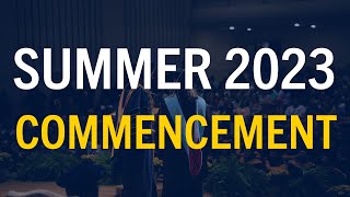 Texas Wesleyan University Summer 2023 Commencement [upl. by Gallagher]