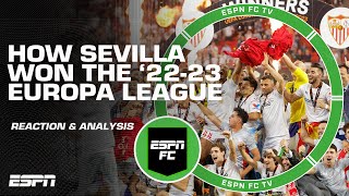 Sevilla win recordextending 7th Europa League title 🏆 IT MAKES NO SENSE  Ale Moreno  ESPN FC [upl. by Seidel]