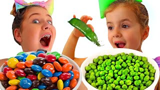 Ruby and Bonnie Learn to Eat Healthy Food  Funny Kids Video [upl. by Skipp132]