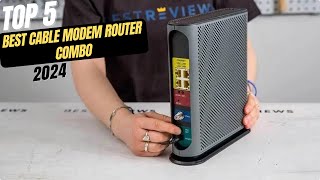 Best Cable Modem Router Combos 2024 [upl. by Annoyek]