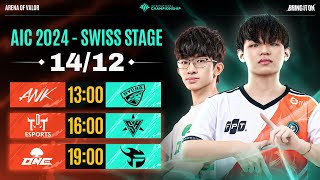 ANK vs HD  TDT vs SH  ONE vs FPT  SWISS STAGE  AIC 2024  NGÀY 1412 [upl. by Aissenav]