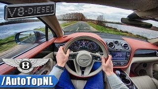 Bentley Bentayga V8 Diesel POV Test Drive by AutoTopNL [upl. by Joliet]