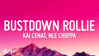 Kai Cenat  Bustdown Rollie Avalanche Lyrics ft NLE Choppa [upl. by Aynwat]