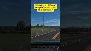 DJI Action 4 catches DEER almost HIT by CAR dji dashcam [upl. by Mossman]