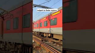 Lalgarh to Dadar express  shortvideo shorts short youtubeshorts indianrailways train railway [upl. by Worra128]