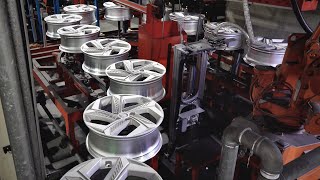 Amazing Modern Car Wheel Mass Production Factory Korean Alloy Wheel Manufacturing Process [upl. by Deb480]