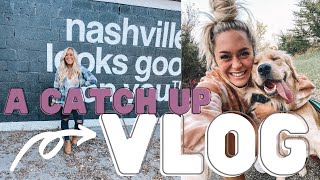 LETS CATCH UP VLOG NIGHT SHIFT NASHVILLE GOOD FOOD CHRISTMAS DECOR  MORE  Holley Gabrielle [upl. by Annahs]