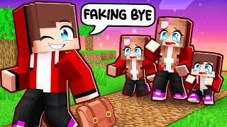 Maizen Faked LEAVES His Family in Minecraft  Parody StoryJJ and Mikey TV [upl. by Drofkcor]