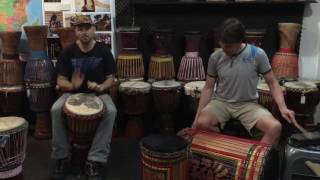 African Drumming  Burkina Faso Bougarabou 0033 [upl. by Hekking]