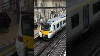 Class 700 Thameslink departing Farringdon  railwayline trainspotting [upl. by Trotta]