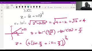 Lecture 9 Complex numbers nth roots of complex numbers [upl. by Ferullo]