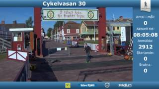 Se alla målgångar i Cykelvasan 12 Aug 2016 Del 1 [upl. by Neehar]