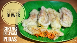 Resep CIRENG DUWER VIRAL   Cara Membuat CIRENG ISI AYAM PEDAS [upl. by Elrahc]