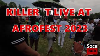 Killer T Zimbabwe Afrobeats Artist live in Concert at Toronto Afrofest 2023  Live African Music 4K [upl. by Orapma]