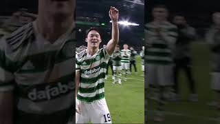 Celtic forward Oh dances with fans after Scottish Cup victory 🕺 shorts [upl. by Yacov635]