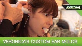 Custom Ear Impressions Molding Veronicas New Plugs [upl. by Beverlee]