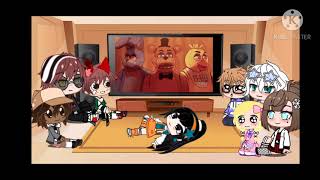 Past FNaF 1 kids and their siblings react to FNaF memesOriginalMy AU [upl. by Eilram]