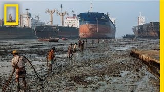 Where Ships Go to Die Workers Risk Everything  National Geographic [upl. by Gavin522]